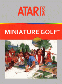 Miniature Golf Atari 2600 US box art